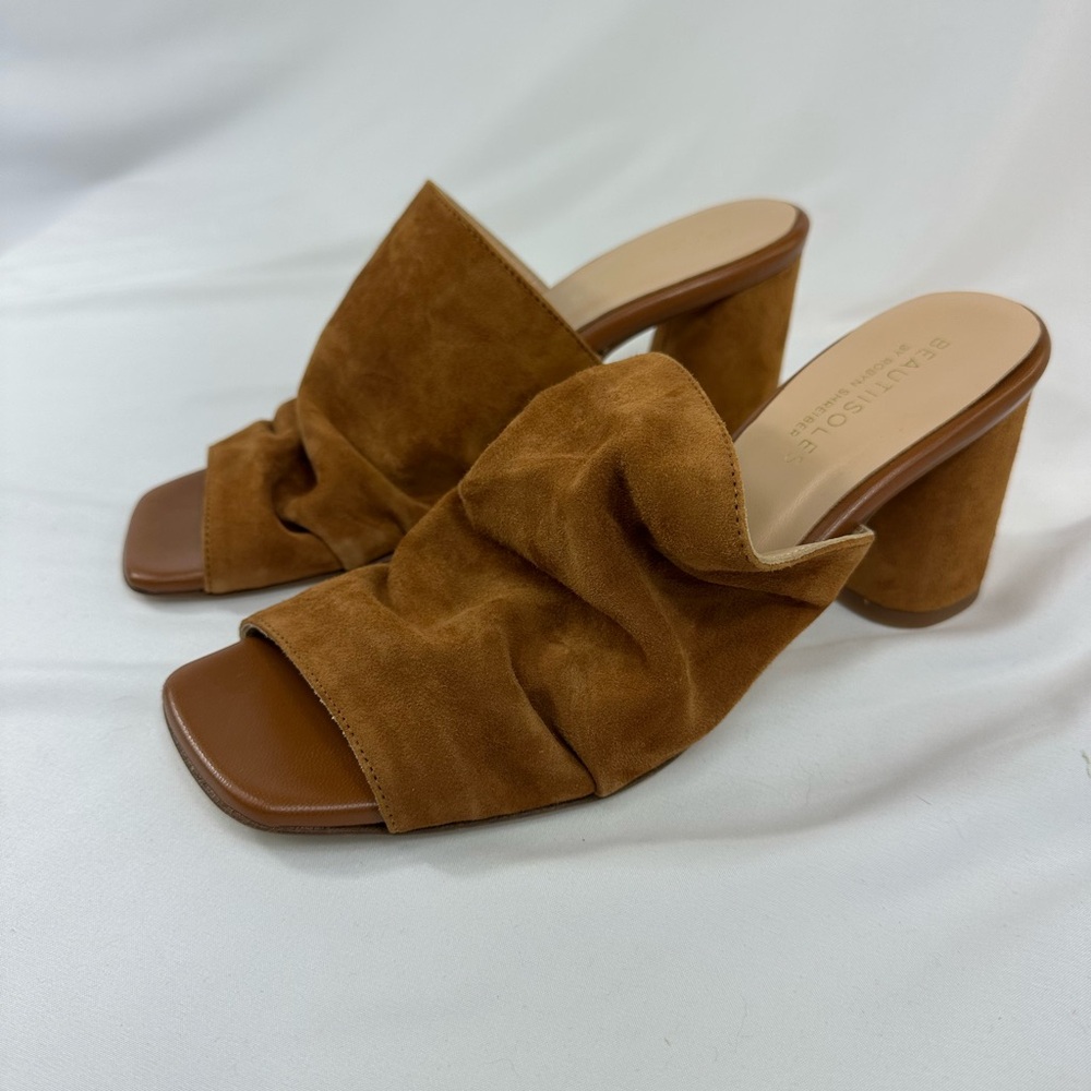 Vero Cuoio Tan Suede Mules
